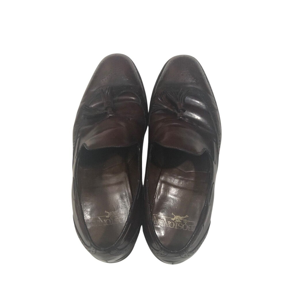 Bostonian Leather Tassei Brown Loafers Mens Size 9